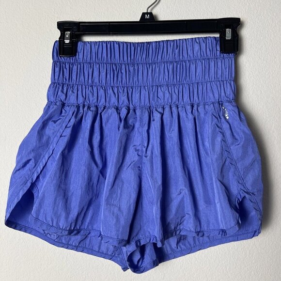 Free People The Way Home Shorts In Cobalt Blue Activewear Running Size XS Gym - Picture 2 of 8